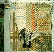Carl Larsson arkitekturen oil painting on canvas